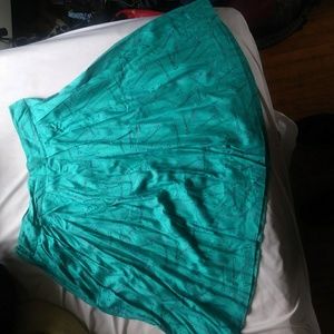 Bobby pin teal skirt from Pinup Girl Clothing